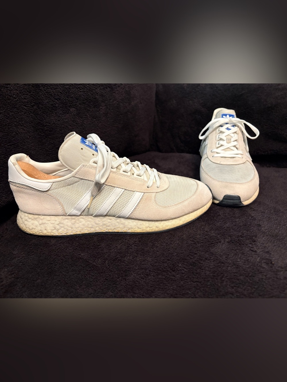 Adidas G27464 Marathon Tech Boost Athletic Running Shoes Sneakers Mens 13 GUC